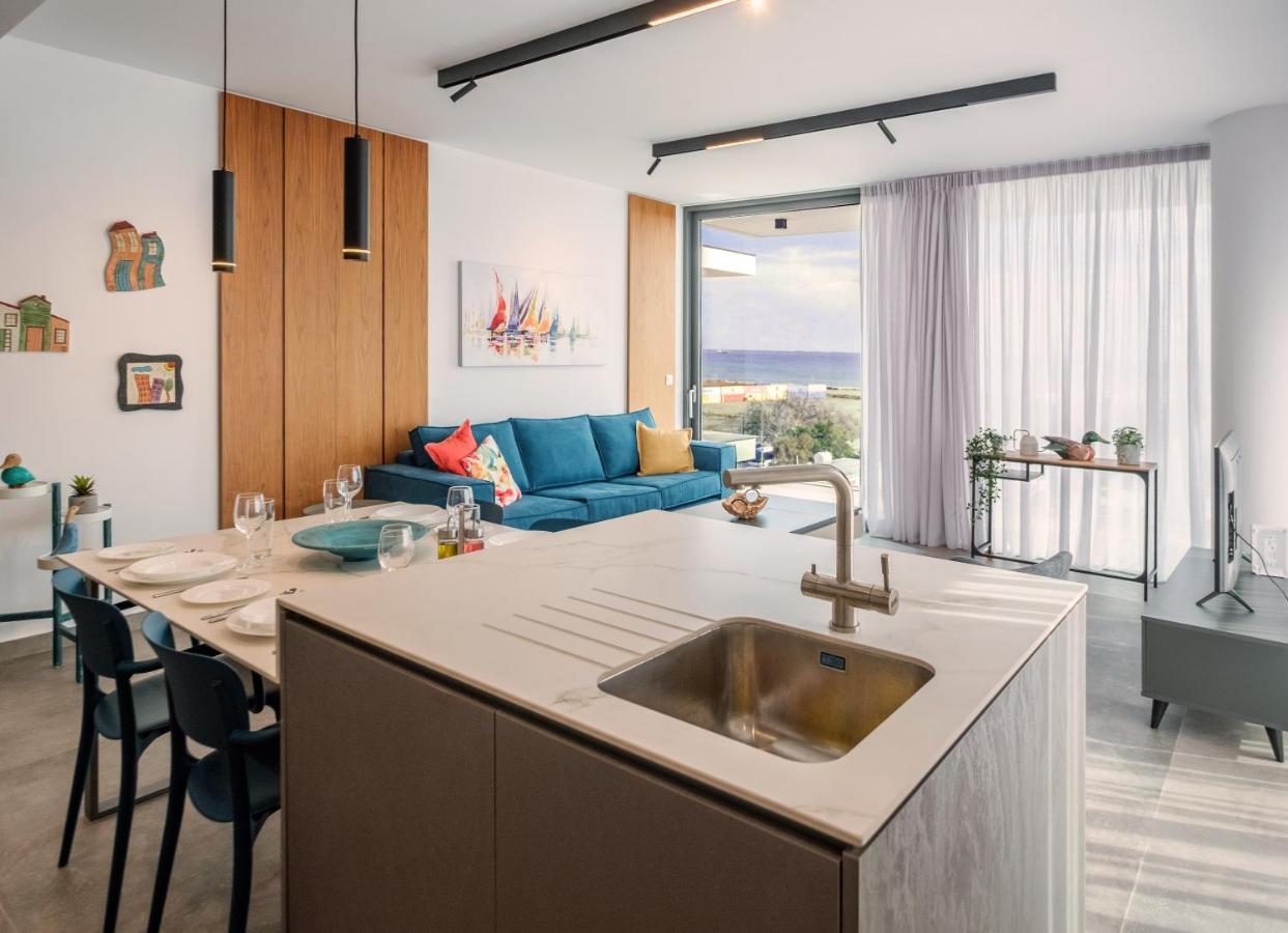 Gaia Seaview Apartment 1 Larnaka Exterior foto